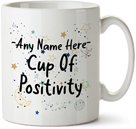 Inky Penguin - Cup of Positivity - Personalised Mug, Ceramic, 11fl. oz.