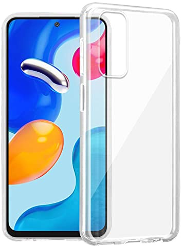 Cadorabo Hülle kompatibel mit Xiaomi RedMi Note 11 4G / 11S 4G in VOLL TRANSPARENT - Schutzhülle aus flexiblem TPU Silikon