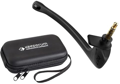 Rode NTH-MIC Headset-Mikrofon für NTH-100 Kopfhörer + keepdrum Soft-Case