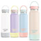 Reebok Botella de agua de boca ancha de acero inoxidable con tapa flexible para exteriores, 32 onzas, botella de agua deportiva aislada al vacío de doble pared con fundas de silicona, sin BPA (rosa)