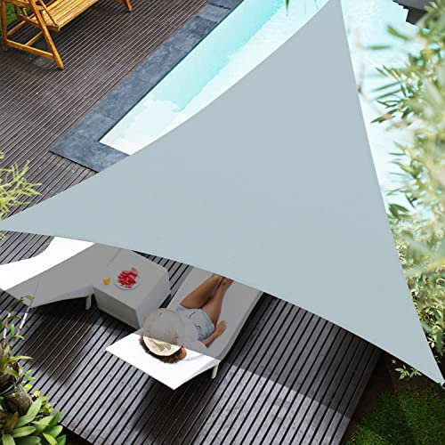 CIELO COLORIDO 30,5 x 30,5 x 30,5 cm, graues Dreieck, 95 % UV-Blockierung, wasser- und luftdurchlässig, Pergola für den Außenbereich, benutzerdefinierte Größe akzeptiert