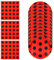 NQEUEPN 40pcs Miraculous Ladybug Party Decorations, Ladybug Party Paper Plates Ladybug Napkins Party Tableware Sets for Boys and Girls Baby Shower Party Supplies