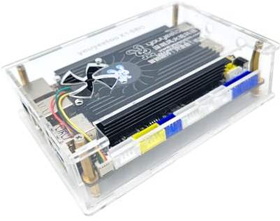 youyeetoo Acryl-Gehäuse für youyeetoo x1 - N5105 X86 Windows Single Board Computer (nur Acryl-Gehäuse)