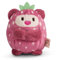 Orsetto di Peluche Nomo Fragola 5cm Rosa