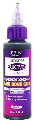 EBIN Wonder Weave Bond Quick Dry Hair Bond Glue, (2oz / 60mL)
