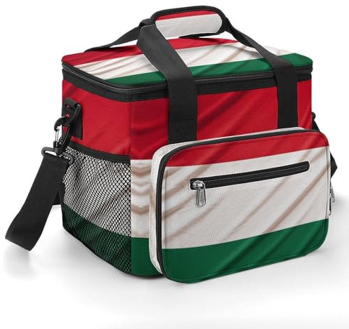 Outdoor-Kühltasche, Motiv: Italien-Flagge, großes Fassungsvermögen, Kühltasche für den Außenbereich