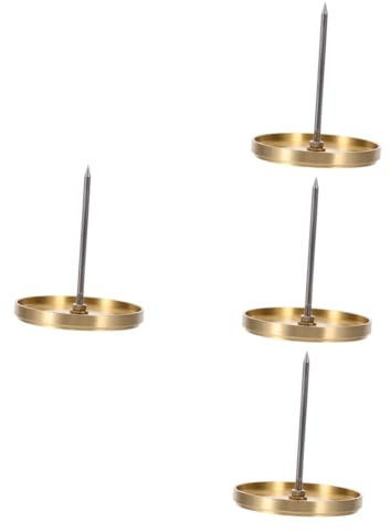 STOBOK 4stücke Desk Receipt Holder Spike Stick Quittungshalter Für Restaurant Memo-clip Billiger Rechnungs Und Zettelhalter Für Büro Und Für Notizen Belege Tickets