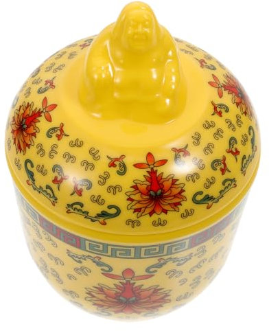 Alipis Buddha Jumps Wall Ceramic Bowl Soup Pot Stew Bowl Lid for Soup Desserts