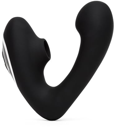 Fifty Shades of Grey - Greedy Girl Duet Druckwellen-Vibrator - Schwarz
