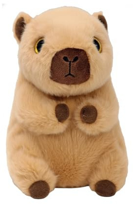 TY Lara Beanie Bellies 15cm Soft Plush Capybara Teddy – Collectible Stuffed Cuddly Toy Plushies – Brightly Coloured Soft Toy for Kids & Babies