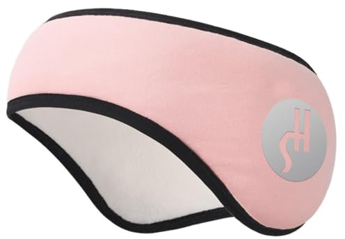 Blausky Schalldichte Plüsch-Ohrenschützer für Winter,Schlaf-Earmuffs Einstellbar Faltbar Ohrwärmer Augenmaske Kopfband Stirnband-Ohrenwärmer zum Schlafen für Unisex-Erwachsene,Schwarz