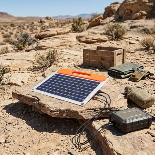 Panneau solaire pliable de 30 W avec deux ports de charge USB pour la randonnée, les voyages en solo et les expéditions dans la nature