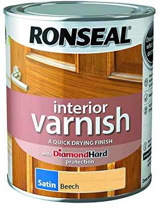 Ronseal Interior Varnish Beech Satin 750ml