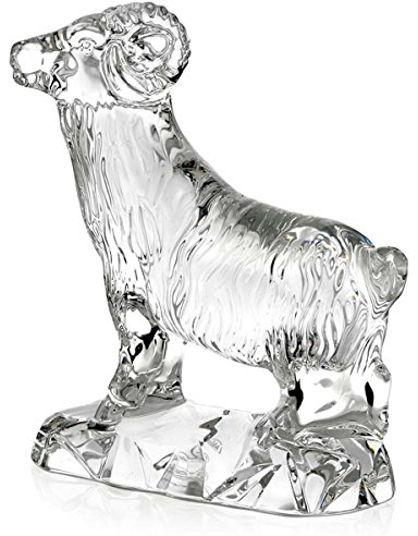 Baccarat Zodiac Ram, transparent