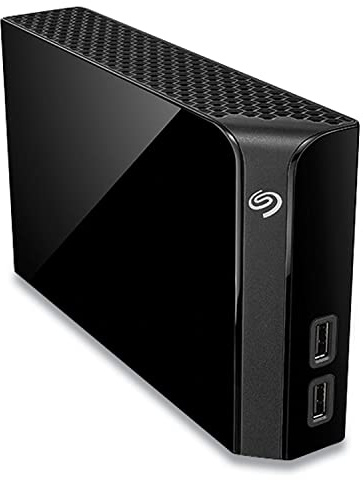 Seagate Backup Plus Hub 8TB External Hard Drive Desktop HDD – USB 3.0, 2 USB Ports, for Computer Desktop Workstation PC Laptop, 2 Months Adobe CC Photography (STEL8000100)