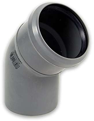 HT-Abflussrohr Bogen DN 90 67°