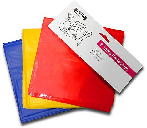 Pack of 3 Large Kids Art & Craft Painting Table Protector Cover Messy Floor Mat 140X100CM