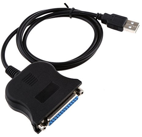 MagiDeal USB 2.0 à DB25 Imprimante Parallèle Adaptateur LPT Câble Principal IEEE 1284 pour PC Ordinateur Portable