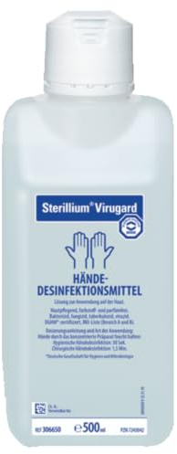 Bode Sterillium Virugard Hände-Desinfektionsmittel, 500ml Volumen
