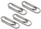CKLT Man scheinklammer, Metall, Messing, Edelstahl, schmal, Kartenhalter und Büroklammer - silber - Mittel