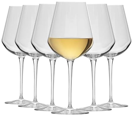 Bormioli Rocco Inalto Uno Medium Wine Glass - 470ml - Pack of 6 Drinking Glasses