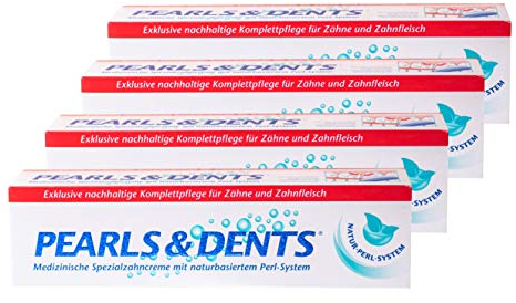4x Pearls & Dents Zahncreme 100ml Zahnpasta Spezial