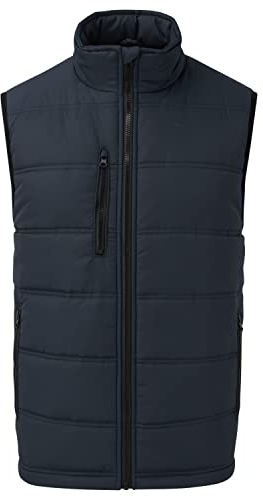 Fort - Carlton Bodywarmer - Navy Bodywarmer - Extra Large - Comfortable Body Warmer - Durable - 280gsm Quilting - Stylish & Versatile - Features Zipped Pockets - Ideal for Work