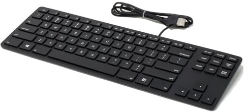 Matias Clavier Aluminium Filaire pour PC Noir
