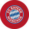 Amscan 9906506 - FC Bayern München Teller, 8 Stück, Durchmesser 23 cm, Papier, Fanclub, Fußball, Party, Einweggeschirr, Tischdeko