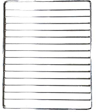 Marel Shop® - Griglia Ripiano per Forno Cucina compatibile con Candy Hoover Zerowatt lunghezza 446 mm larghezza 380mm per modelli : FCO1051X - FFN602X - FFN603NX