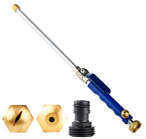 iSpchen Hochdruck Pistole Lanze 8m, Sprühlanze für Gartenschlauch, Autowäscher, Hochdruckreiniger mit Sprühdüse, Sprinklerwerkzeug