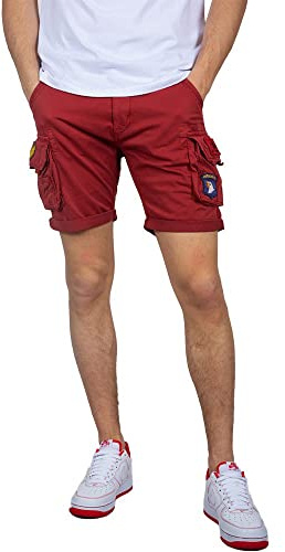 Alpha Industries Crew Short Patch Short für Herren RBF Red