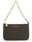 Michael Kors Women MD Chain POUCHETTE Bag, Braun_Dunkelbraun
