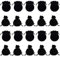 XCSJ 20Pcs Samtbeutel Klein Schmuckbeutel Samtbeutel Mit Kordelzug Geschenkbeutel Jewelry Bag Diy Süßigkeiten Geschenk Bags Für Schmuck Geschenk Party Hochzeit Gefälligkeiten,9 * 7cm (Schwarz)