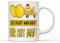 Eier sucht man nicht! Eier hat man! Tasse mit lustigem Spruch als Geschenktasse