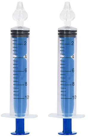 2 Stück Baby Nasendusche, Wiederverwendbare Nasenreiniger, 10ml Nasenspülung Kinder Tragbares, Nasenreinigungs, Nasenwaschreiniger, Sicherer und Komfortabel