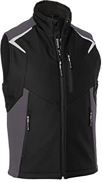 KÜBLER BODYFORCE Softshell-Weste – Stretch-Softshell mit reflektierenden Elementen und ergonomischem Schnitt
