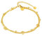VICKWOOD Damen Fußkettchen Lebensbaum aus Edelstahl Kette bis 30cm Lang 18K Vergoldung Wasserfest in Gold/Rose Gold/Silber Geschenk für Frauen (F.Ketten_Gold)