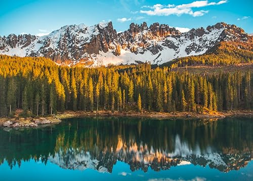 Ravensburger Puzzle 17545 - Karersee - 1000 Teile Landschafts-Puzzle ab 14 Jahren