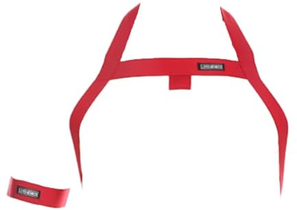 JPXJGT Mens Harness Stretch Fitness Shoulder Sexy Bondage Strap Gay Cosplay Leotard Prom Show (Color:Red,Size:One Size)