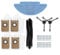 URPIZY Replacement Parts For 𝗟𝗮𝗿𝗲𝘀𝗮𝗿 𝗟𝟲 𝗡𝗲𝘅 Robot Vacuum Cleaner Parts - Main Brush, Dust Bags, Side Brushes, HEPA Filters - Accessories for Peak Performance