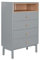 Home ESPRIT Kommode Blau Grau Polypropylen Holz MDF 80 x 40 x 117 cm
