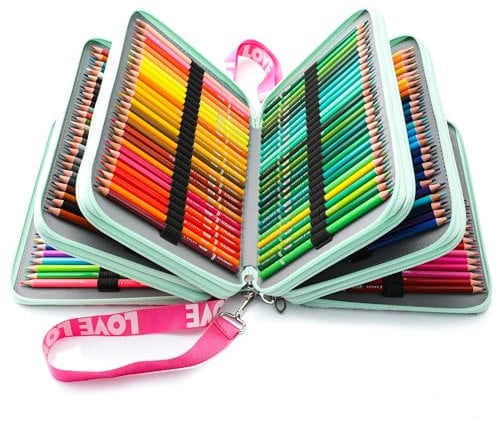 KALOUR 256 Buntstifte-Set für Erwachsene, weiche Kernstifte zum Zeichnen, Verblenden, Schattieren, Geschenk für Erwachsene, Künstler, Anfänger