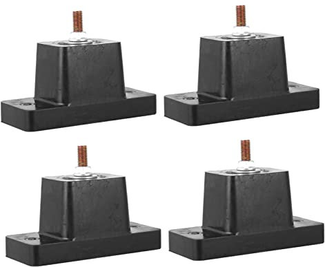 Cabilock 4 Piezas Base amortiguadora de Aire Acondicionado Soportes de Aire Acondicionado antivibración Soporte de Goma Absorbente elac a Prueba de Golpes Bases de Aire Acondicionado