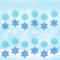 HOWAF Winterdeko Girlande Schneeflocken Girlande, 6 x 2 Meter Blau Silber Weihnachtsgirlande Weihnachtsdeko Schneeflocken Deko Weihnachtsdeko Fenster Hängend für Weihnachten Deko Winter Deko Xmas Deko