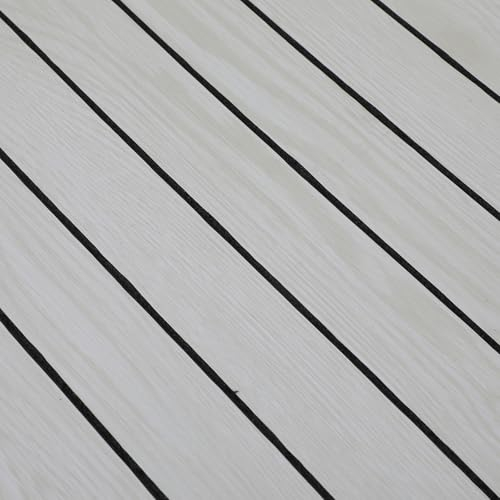 Lot de 10 panneaux muraux 3D autocollants 3D rainurés - 40 x 40 cm - Revêtement mural en PVC - Imperméable et résistant à la chaleur - Pour mur, plafond, crédence de cuisine - Gris