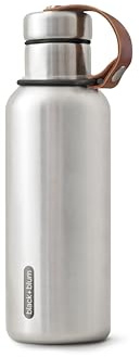 BLACK + BLUM Isolierte Trinkflasche | Schwarz | 500 ml | vakuumisolierte Edelstahl Trinkflasche | bis zu 12h heiß & 24h kalt | 100% auslaufsicher | modernes Retrodesign | BPA-frei | Thermoskanne