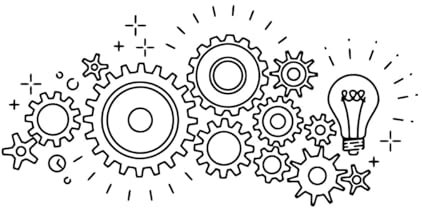 Wandaufkleber „Getriebemechanismus, Technik“, Vinyl, Teamwork, Büro, Innenbereich, Wandtattoo, entfernbar, Kunst, Raumdekoration, Tapete, klein – 28x57cm