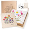 Große Blumenpresse – Langlebiges Design Blumenpress-Kit (27,9 x 27,9 cm), inklusive Holz, Pappe, Löschpapier & mehr – Drücken Sie bis zu 10 Schichten Blumen, Geschenkset geeignet für Erwachsene und