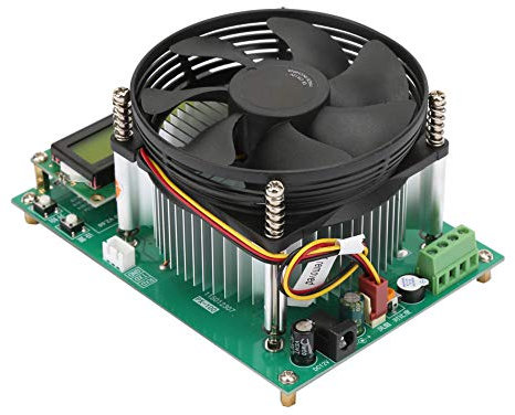 Entladetester, 150 W Konstantstrom-Elektronik-Lastplatine, Batterie-Entladekapazitätstester-Modul, Leise CPU-Lüfter-Temperaturanzeige für Multimeter